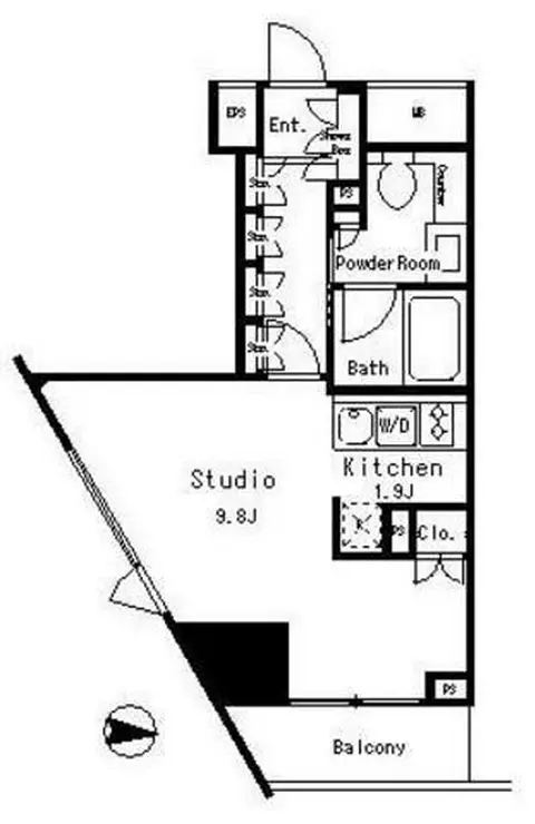 MFPRコート目黒南 3階階 間取り