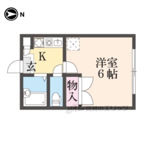 レオパレス ナカノ(1K/1階)の間取り写真