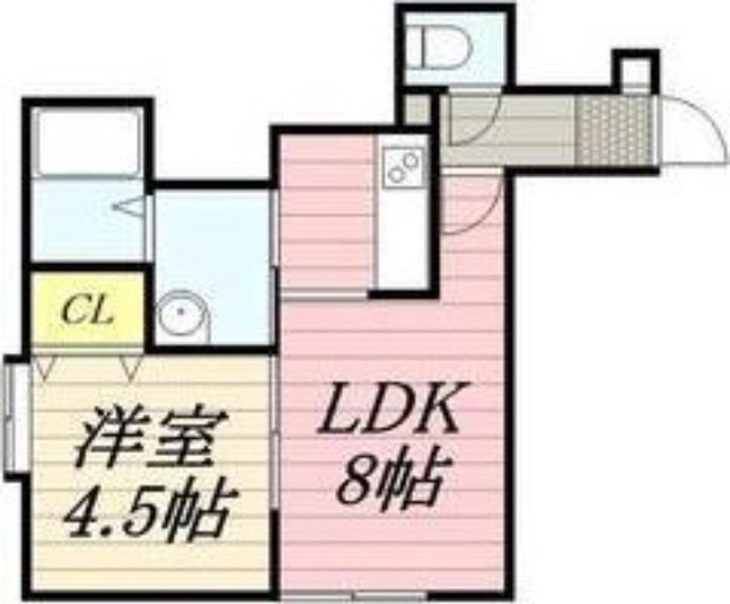 アルヴェ(1LDK/3階)の間取り写真