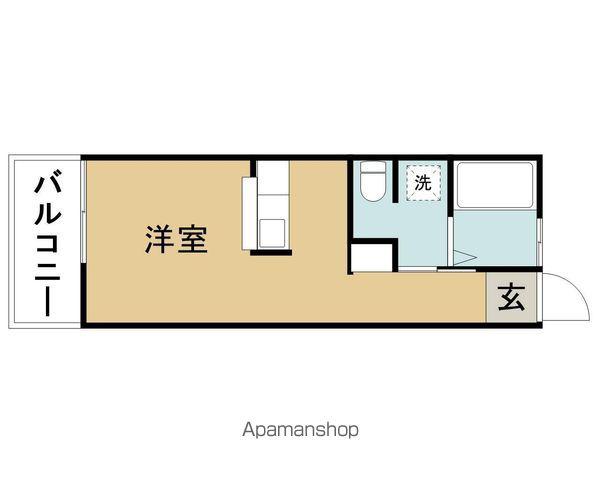 田島コーポ(1K/1階)の間取り写真