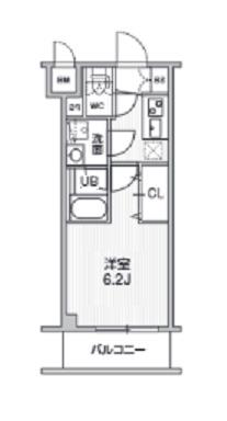 S-RESIDENCE横濱磯子ALIZE(1K/1階)の間取り写真