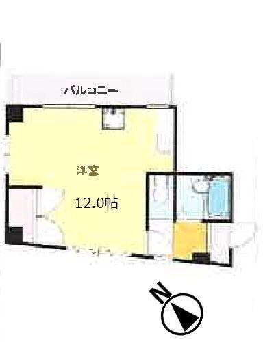 ワコーレ東十条マンション(ワンルーム/3階)の間取り写真