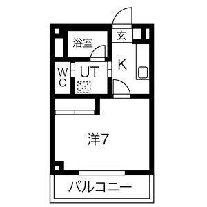 リアライズ一社(1K/3階)の間取り写真