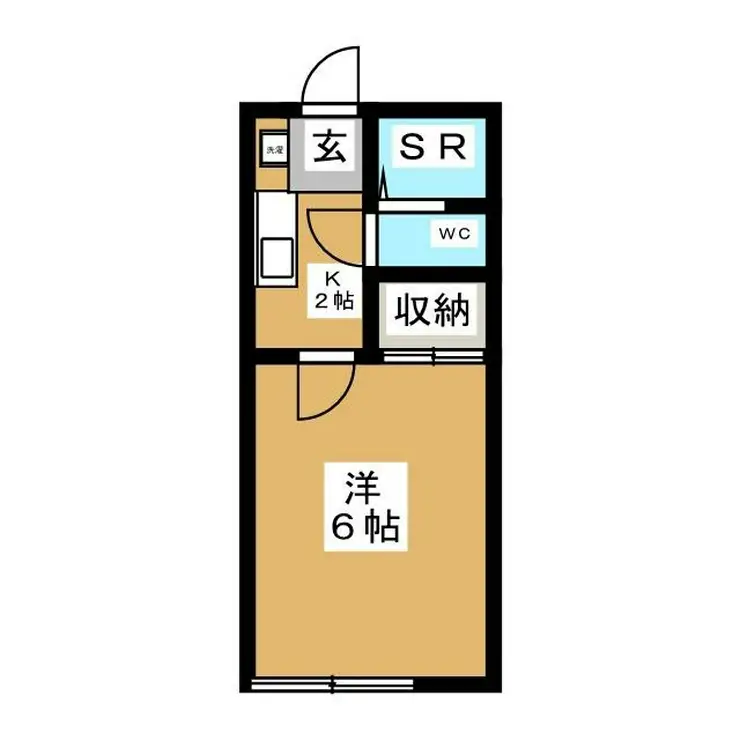 ハイツブロス 1階階 間取り