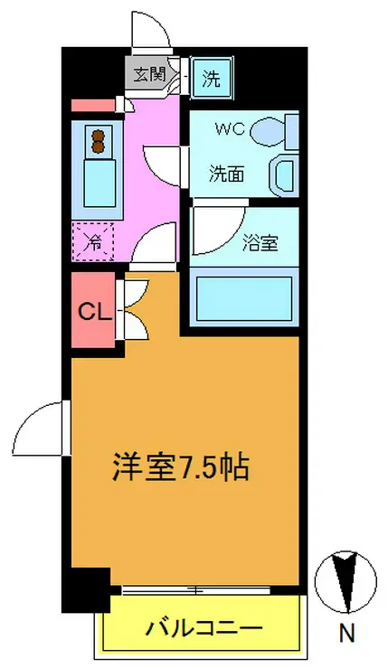 ヴェルト船橋 8階階 間取り