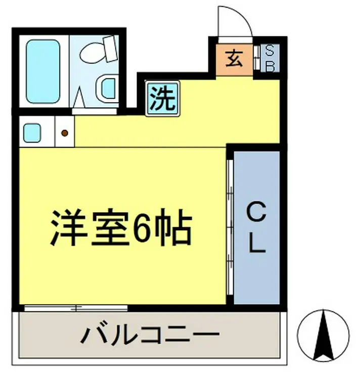 トレランス片柳 2階階 間取り