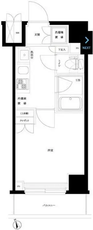 ルーブル高津 9階階 間取り