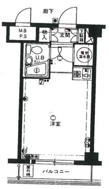 ルックハイツ横浜台町 8階階 間取り