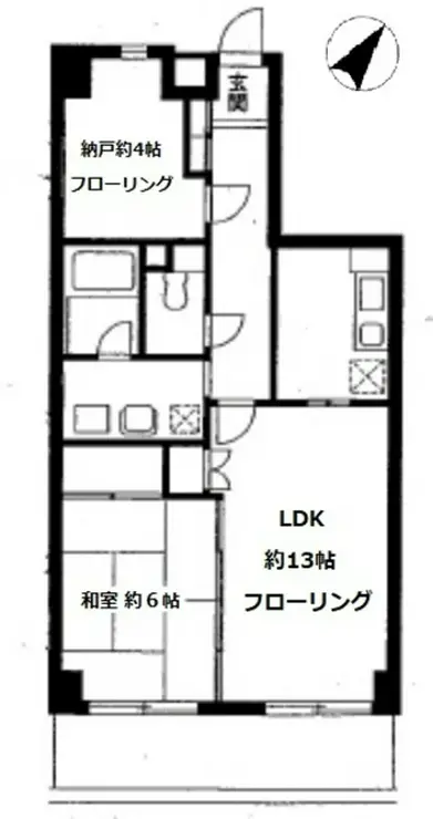 カサグランデ大宮 3階階 間取り