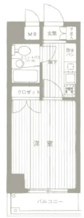 プレールミホカテリーナ武蔵小山 7階階 間取り