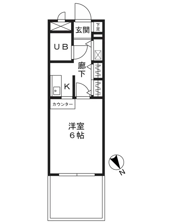ユースピア綱島 1階階 間取り