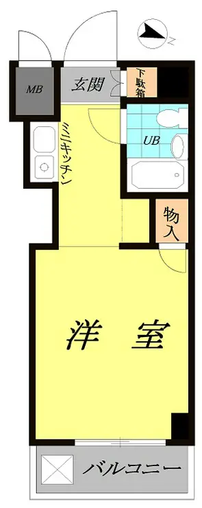 スカイコート横浜平沼 4階階 間取り