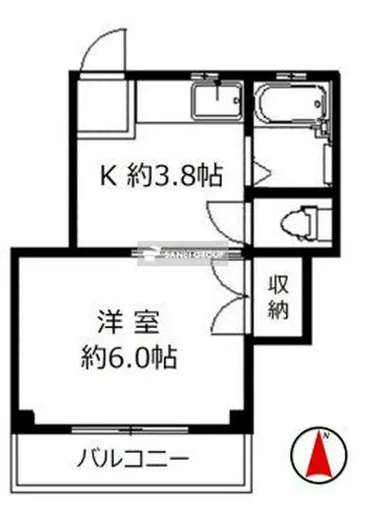 パールハイツ 2階階 間取り