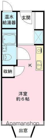 アリタマンション長瀬(ワンルーム/2階)の間取り写真