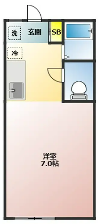 カロハイム 1階階 間取り