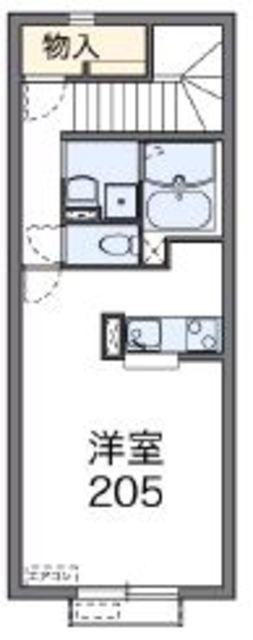 レオネクストプレジオ(ワンルーム/2階)の間取り写真