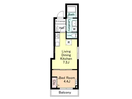 MA・MAISON COCO(1LDK/3階)の間取り写真