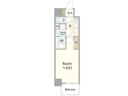 エスリード金山クラッシィ(1K/11階)の間取り写真