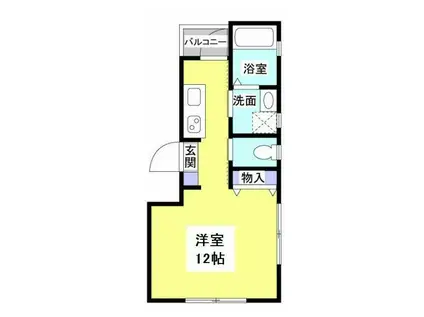 ISORA一番館(ワンルーム/4階)の間取り写真