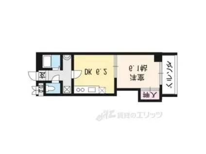 もくせいひろば(1DK/5階)の間取り写真