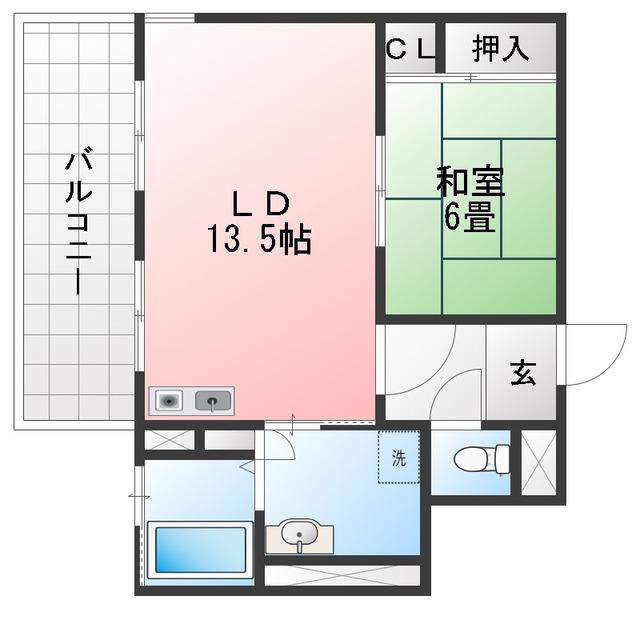 ロイヤルリゾート伊勢志摩ともやま(1LDK/8階)の間取り写真