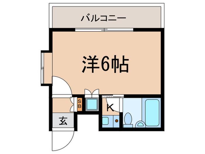日興パレス目白(1K/1階)の間取り写真