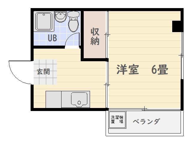 GRANVERDE UENOSONO(1K/4階)の間取り写真