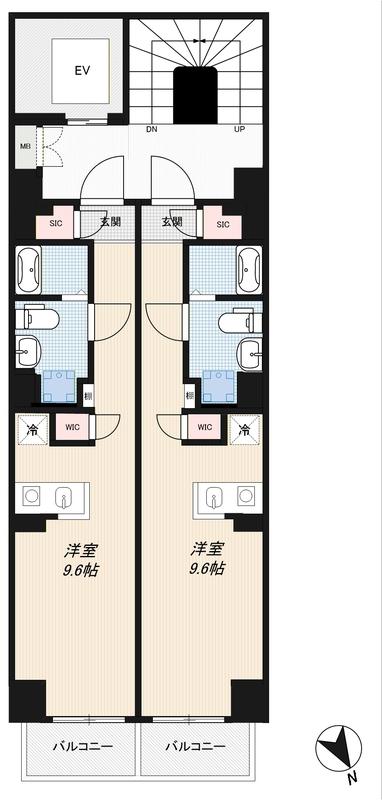 DASH LIVING KOMAGOME(ワンルーム/3階)の間取り写真
