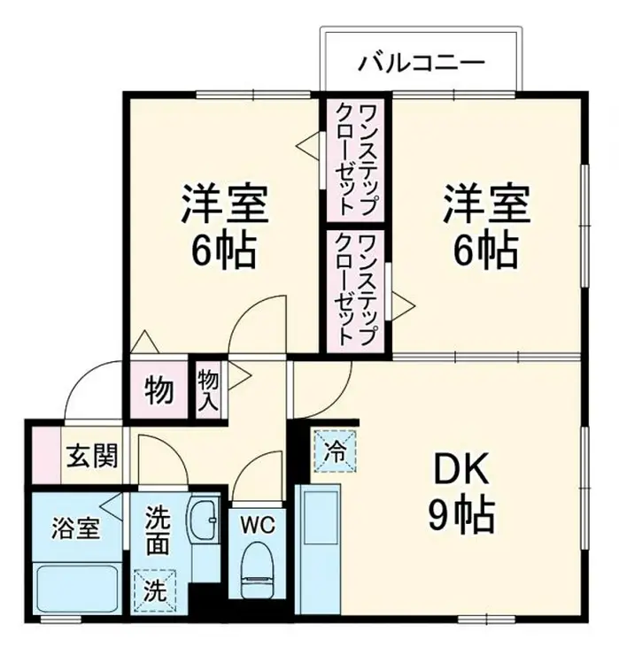 ソシアコート 2階階 間取り