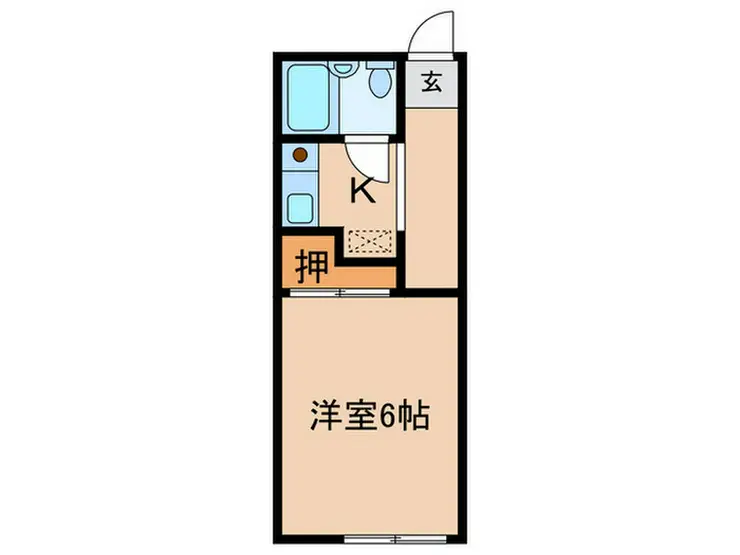 パールメントハイツA 1階階 間取り