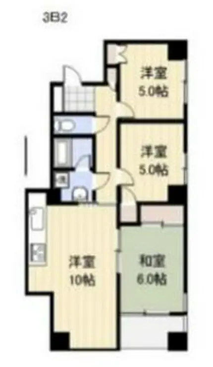 三鷹新川プラザ 3階階 間取り