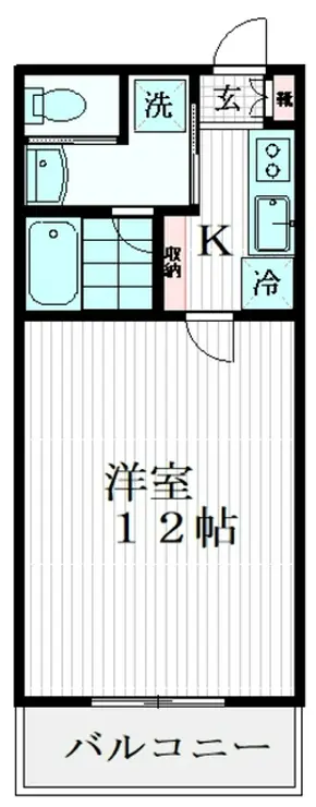 ソレアード上鷺 3階階 間取り