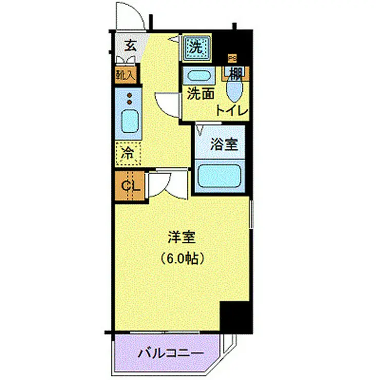 XEBEC中延 6階階 間取り