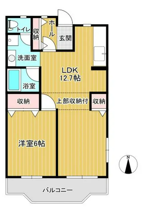 サンビーチ美松 1階階 間取り