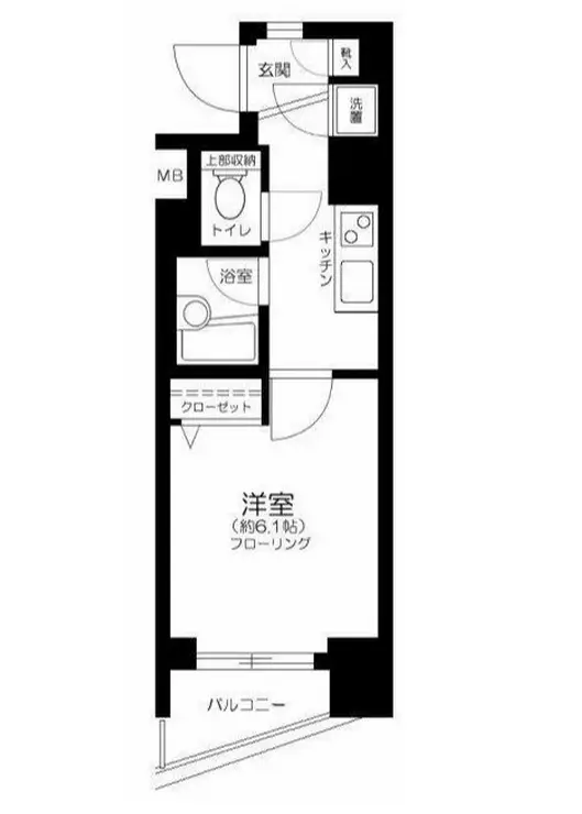 パレステュディオ渋谷WEST 5階階 間取り