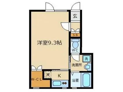 オーガスタ杉並(1K/1階)の間取り写真