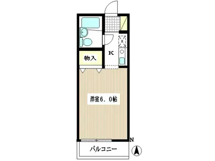 メゾン・AYA(1K/2階)の間取り写真