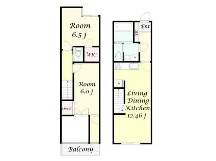 アネシス(2LDK/1階)の間取り写真