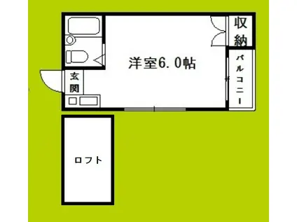 ザ・インペリアルコート御崎ノースタワー(ワンルーム/4階)の間取り写真