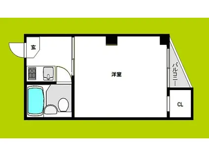 セレコート福島I(1K/3階)の間取り写真