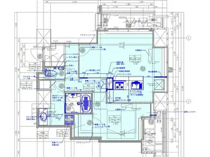 ホワイトタワー浜松町(1LDK/24階)の間取り写真