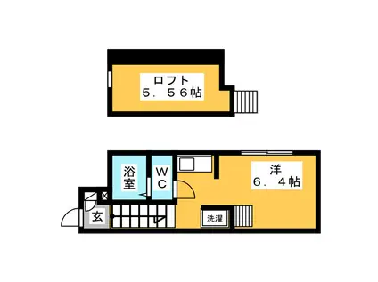 セレーノ森下(ワンルーム/2階)の間取り写真