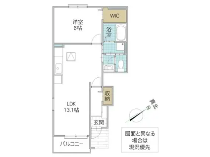 ドルチェボンボン(1LDK/1階)の間取り写真