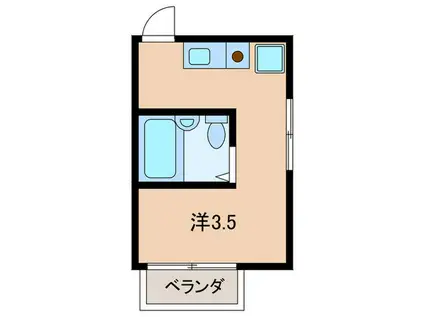 セントラルパーク(ワンルーム/3階)の間取り写真