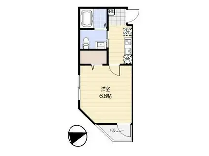 ソラーナレジデンス(1K/3階)の間取り写真