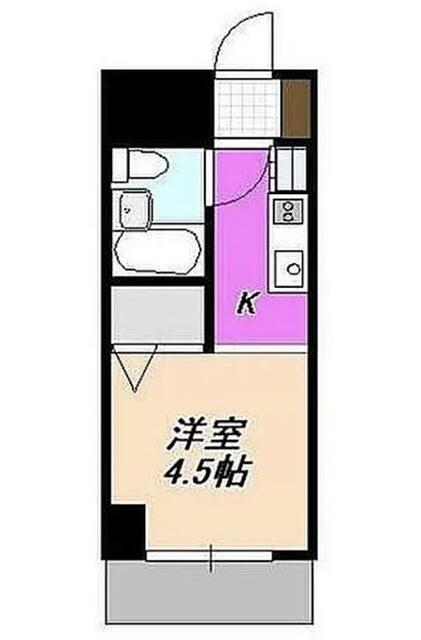 ウィンベルソロ相模原第1(1K/10階)の間取り写真