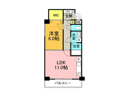 マルシェ・トヨカワ(1LDK/3階)の間取り写真