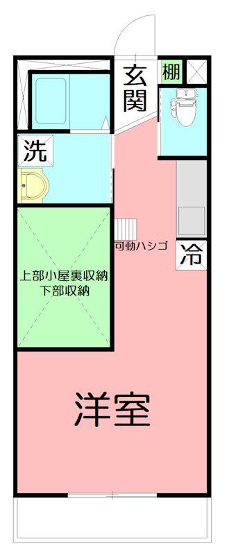 LAVIE茅ヶ崎(ワンルーム/2階)の間取り写真