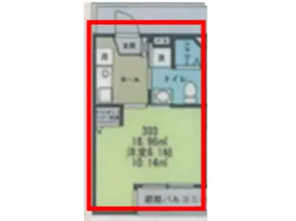 奏マルシェTSURUMI(1K/3階)の間取り写真