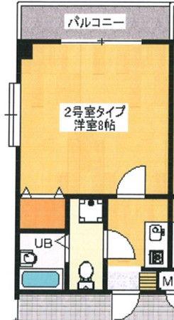 J-FLAT(1K/4階)の間取り写真